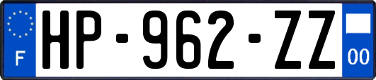 HP-962-ZZ