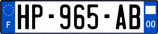 HP-965-AB