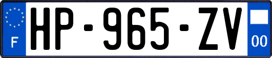 HP-965-ZV