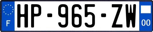 HP-965-ZW