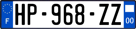 HP-968-ZZ