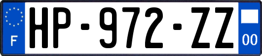 HP-972-ZZ