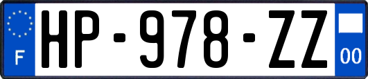 HP-978-ZZ