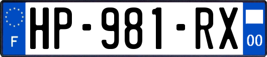 HP-981-RX