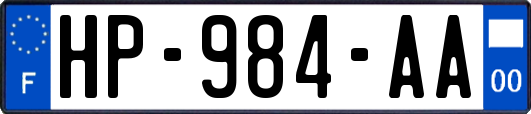 HP-984-AA