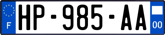 HP-985-AA