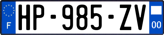 HP-985-ZV