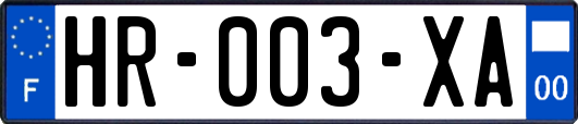 HR-003-XA