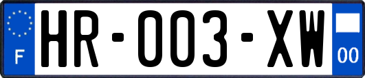 HR-003-XW