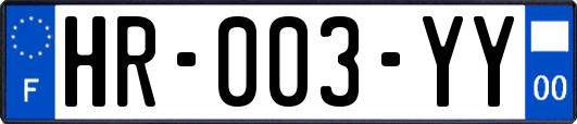 HR-003-YY