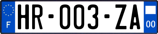 HR-003-ZA