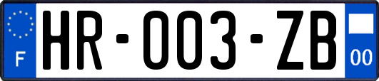 HR-003-ZB