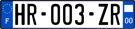 HR-003-ZR
