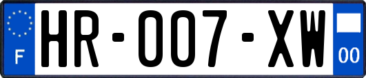 HR-007-XW