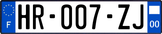 HR-007-ZJ