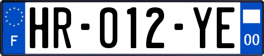 HR-012-YE