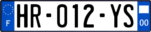 HR-012-YS