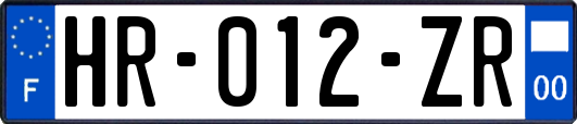 HR-012-ZR