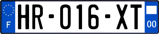 HR-016-XT