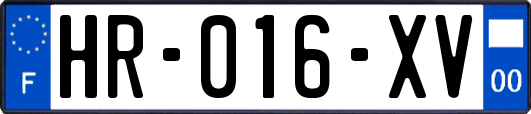 HR-016-XV