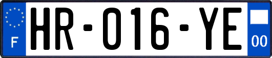 HR-016-YE