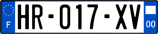 HR-017-XV
