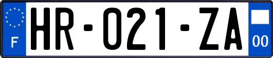 HR-021-ZA