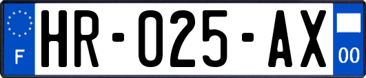 HR-025-AX