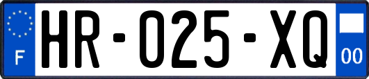 HR-025-XQ