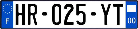 HR-025-YT
