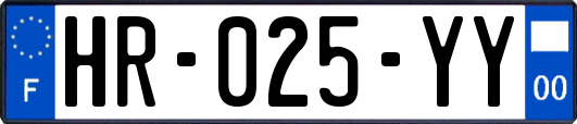 HR-025-YY