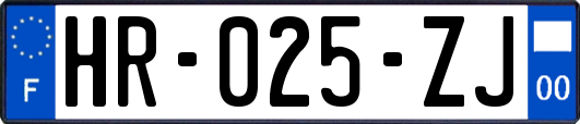 HR-025-ZJ
