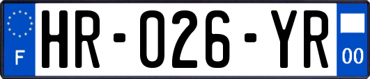 HR-026-YR
