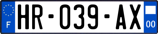 HR-039-AX