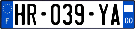 HR-039-YA