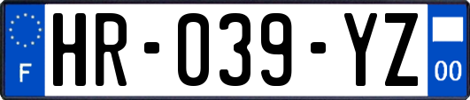 HR-039-YZ