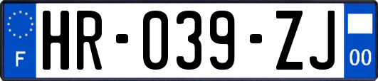 HR-039-ZJ