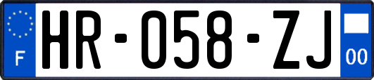 HR-058-ZJ
