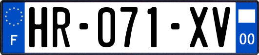 HR-071-XV