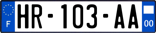 HR-103-AA