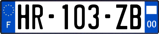 HR-103-ZB