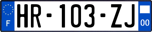 HR-103-ZJ