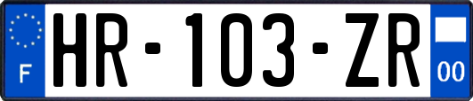 HR-103-ZR