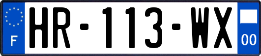 HR-113-WX
