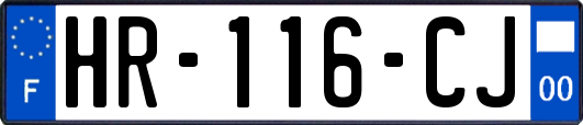 HR-116-CJ