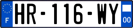 HR-116-WY