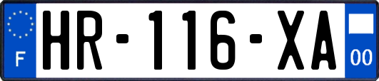 HR-116-XA