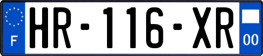 HR-116-XR