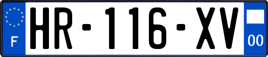 HR-116-XV