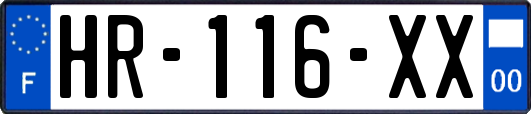 HR-116-XX